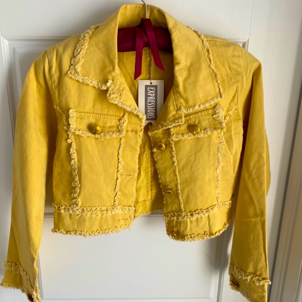 Denim Crop Top Jacket